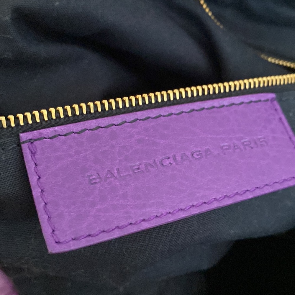 Balenciaga Violet Lambskin Giant 12 Shoulder Bag - Picture 6 of 13